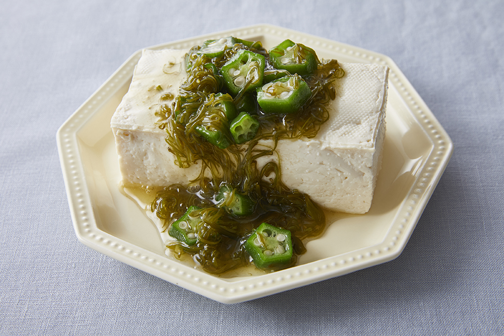 豆腐のねばねばのせの画像